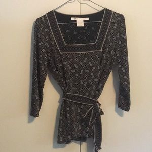 Max Studio square neck blouse